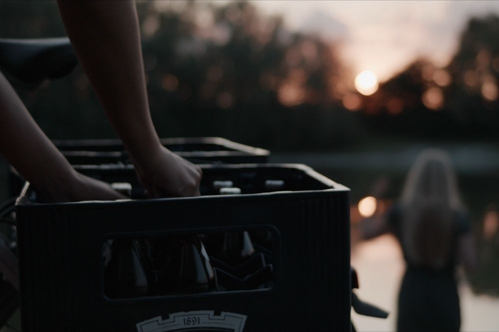 funcoo - Getränkekisten am Fahrradgepäckträger transportieren
